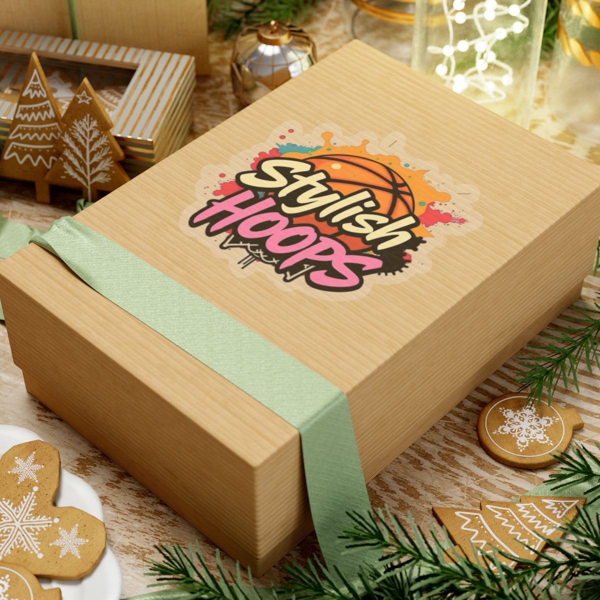 "Stylish Hoops" Stickers
